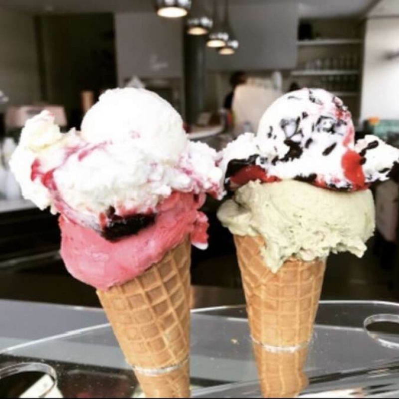 Eis am Eisfenster