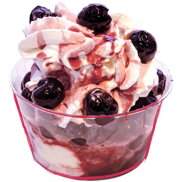 Eisbecher Amarena zum Mitnehmen