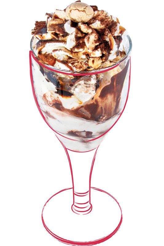 Eisbecher Tiramisu