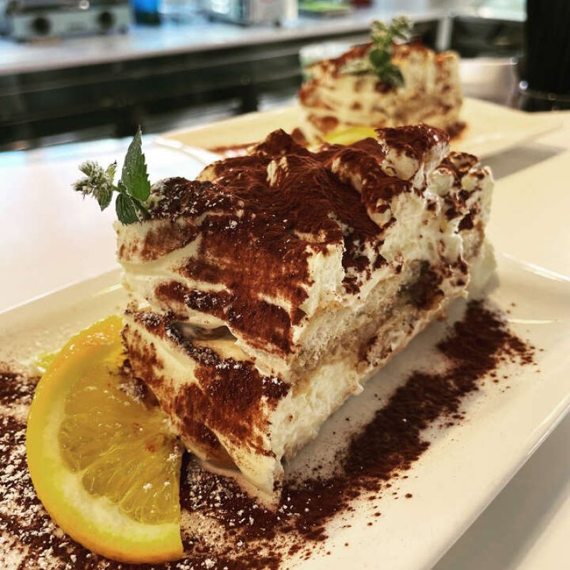 Tiramisù hausgemacht im San Marco