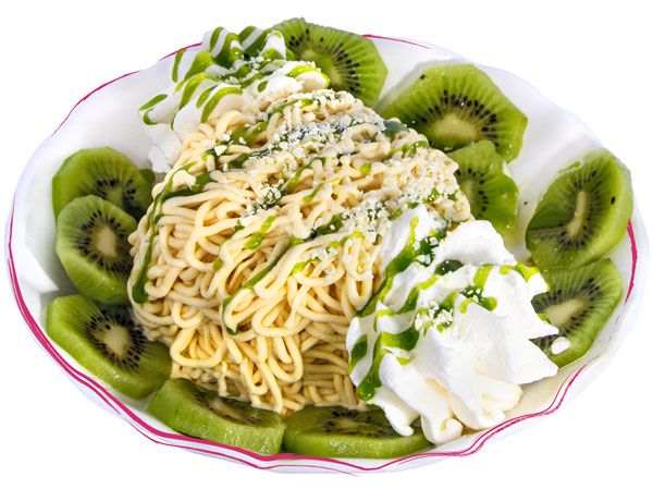 Kiwi Spaghetti-Eis