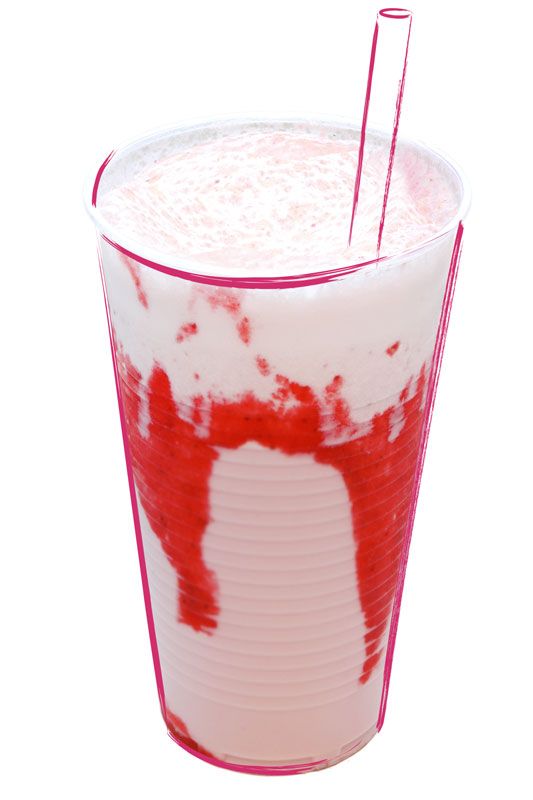 Erdbeer-Milch To Go