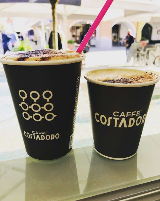 Kaffee „To Go“ im San Marco, Rosenheimer Fußgängerzone