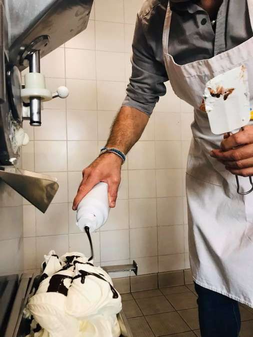 Eis hausgemacht vom Chef im San Marco