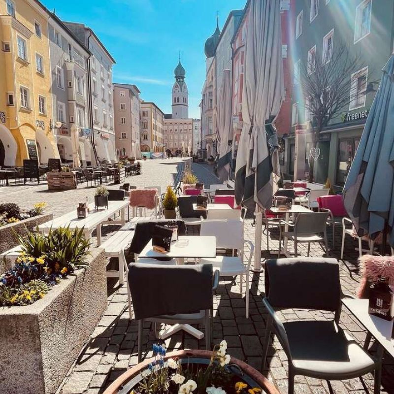 Eiscafé San Marco Terrasse / Rosenheim